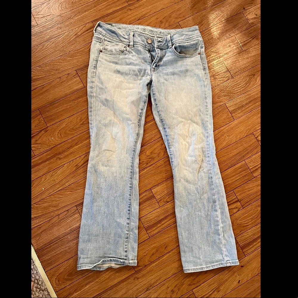 American Eagle bootcut light wash jeans